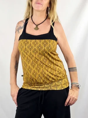 Camiseta Guru Etnik Mustard de La Gata Maula