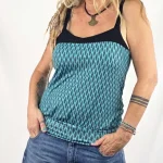 Camiseta Guru Etnik Turquesa de La Gata Maula