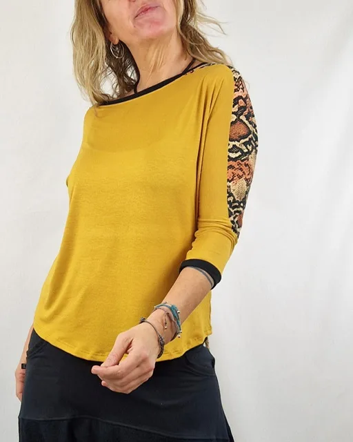 Camiseta Japn Mustard de La Gata Maula