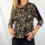 Camiseta Japn Zebra Okre de La Gata Maula
