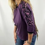 Camiseta Japn Zebra Violet de La Gata Maula, foto 2
