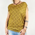 Camiseta Nanu Etnik Mustard de La Gata Maula