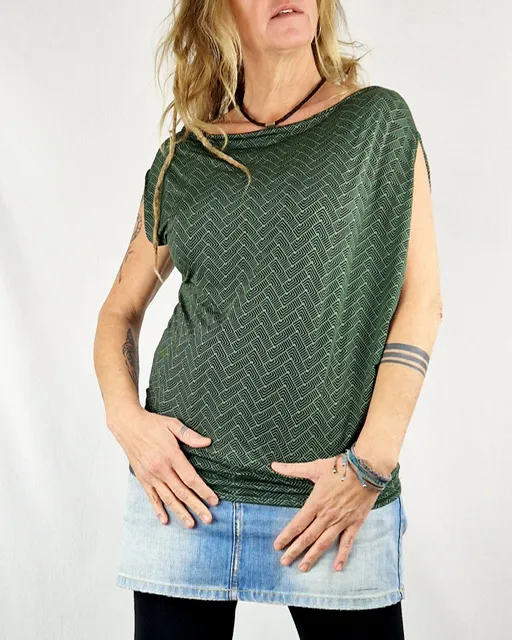 Camiseta Nanu Geo Verd de La Gata Maula