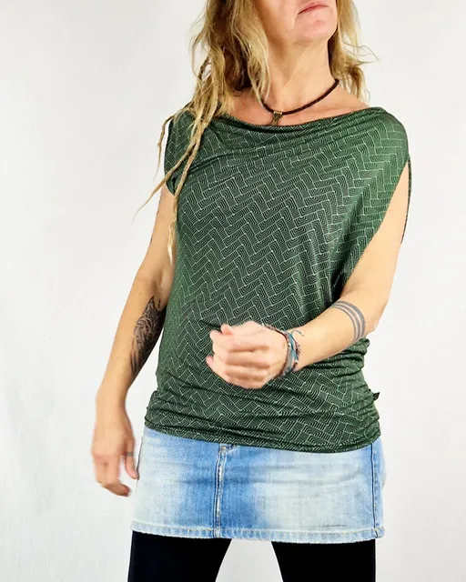 Camiseta Nanu Geo Verd de La Gata Maula, foto 2