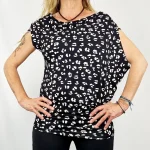 Camiseta Nanu Leop Black de La Gata Maula