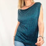 Camiseta Nanu Leop Petrol de La Gata Maula, foto 3