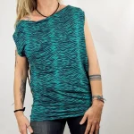 Camiseta Nanu Zebra Turquesa de La Gata Maula, foto 2
