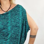 Camiseta Nanu Zebra Turquesa de La Gata Maula, foto 3