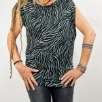 Camiseta Nanu Zebra Verd de La Gata Maula