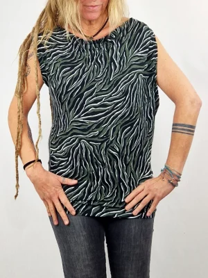 Camiseta Nanu Zebra Verd de La Gata Maula