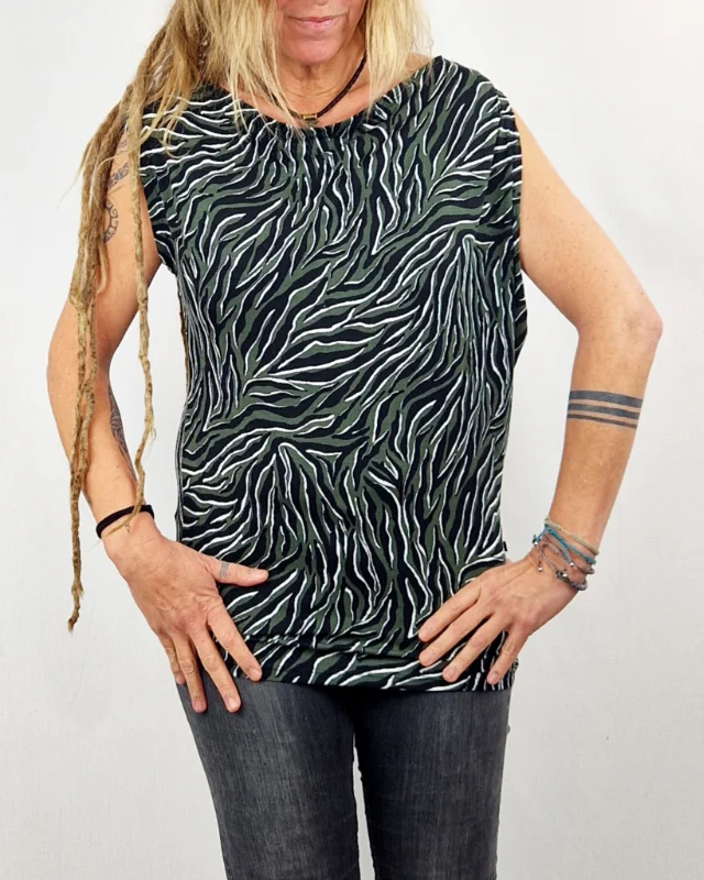 Camiseta Nanu Zebra Verd de La Gata Maula