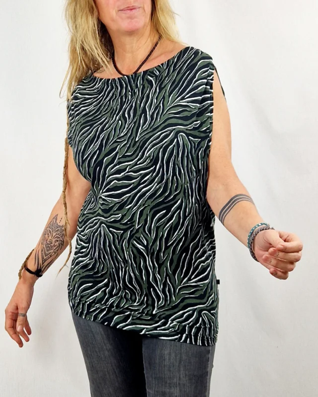 Camiseta Nanu Zebra Verd de La Gata Maula, foto 2