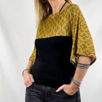 Camiseta Sakura Etnik Mustard de La Gata Maula, foto 3