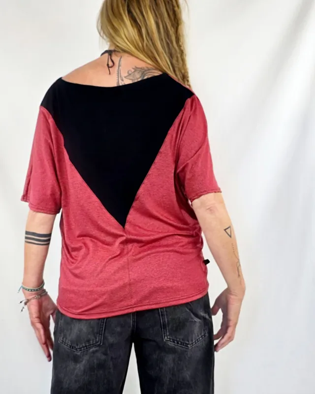 Camiseta Uwess Coral Jaspe de La Gata Maula