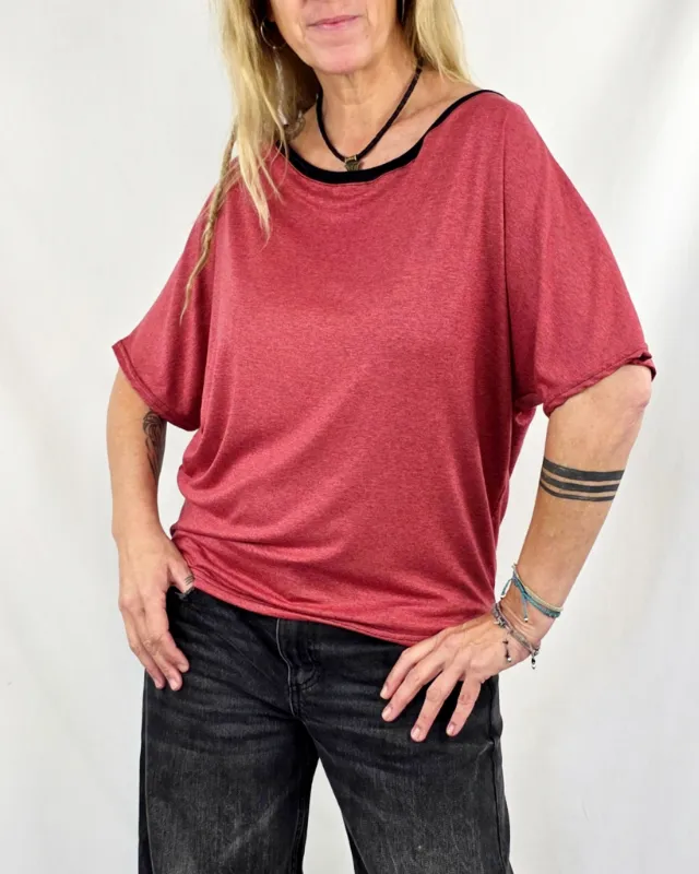Camiseta Uwess Coral Jaspe de La Gata Maula, foto 2