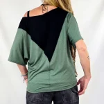 Camiseta Uwess Menta Jaspe de La Gata Maula
