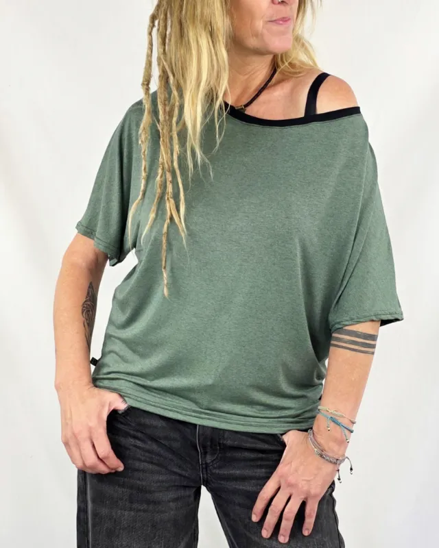 Camiseta Uwess Menta Jaspe de La Gata Maula, foto 2