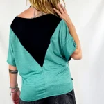 Camiseta Uwess Turquesa Jaspe de La Gata Maula, foto 2