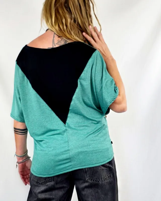 Camiseta Uwess Turquesa Jaspe de La Gata Maula, foto 2