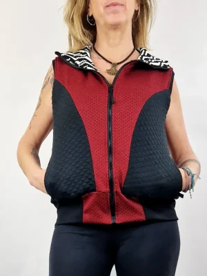 Chaqueta Kalea Geo Rojo de La Gata Maula
