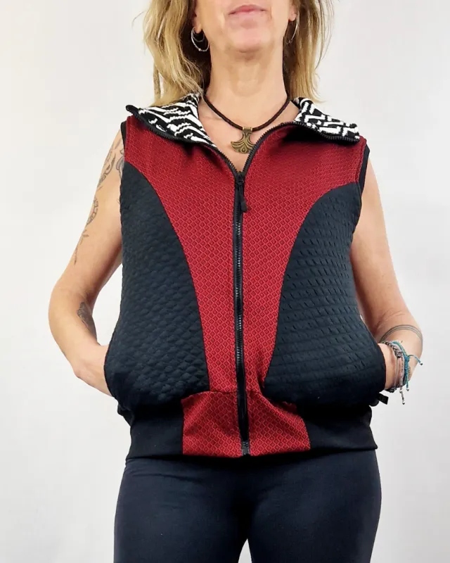 Chaqueta Kalea Geo Rojo de La Gata Maula