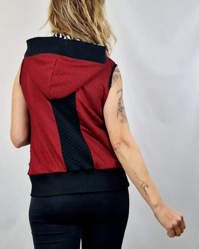Chaqueta Kalea Geo Rojo de La Gata Maula, foto 3