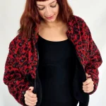 Chaqueta Siroco Leop Rojo de La Gata Maula, foto 2