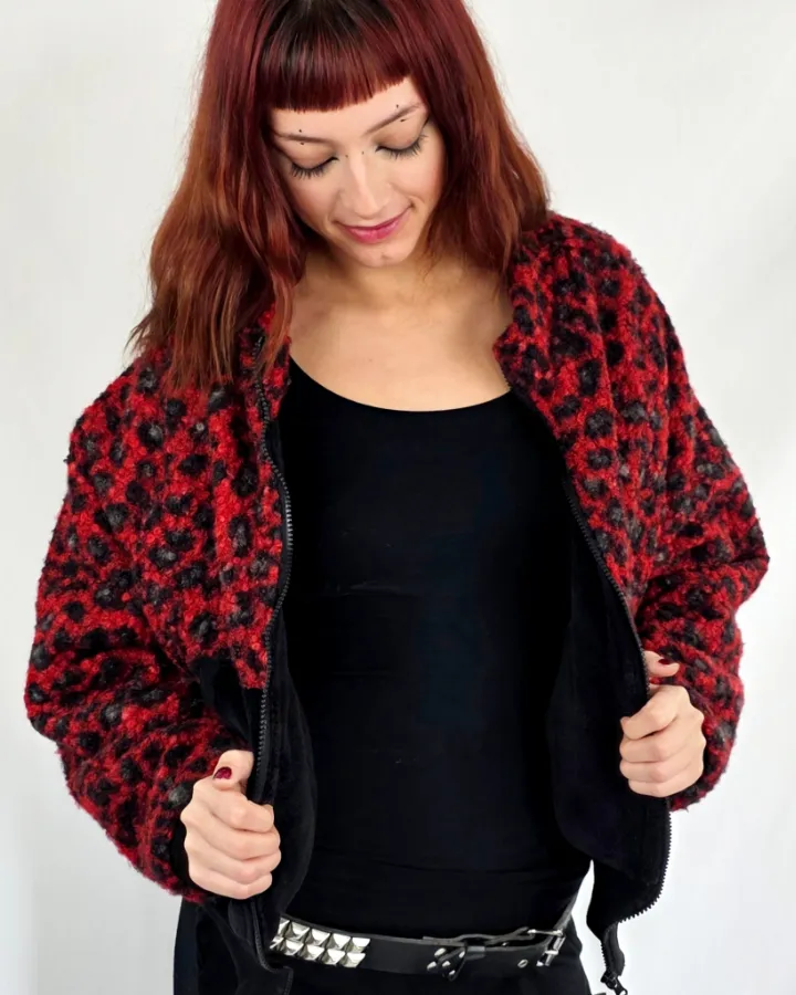 Chaqueta Siroco Leop Rojo de La Gata Maula, foto 2