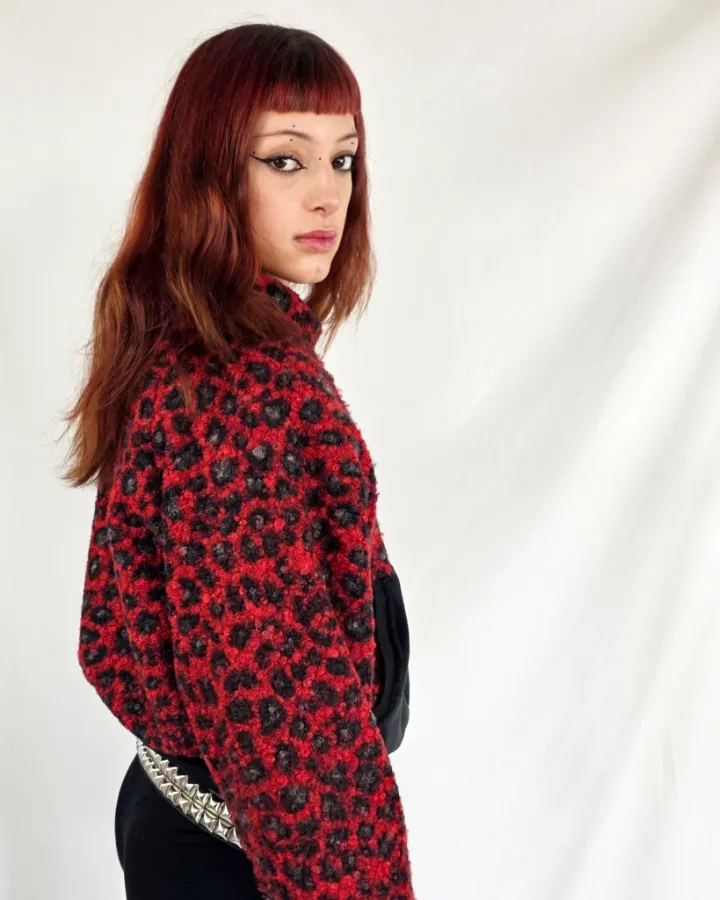 Chaqueta Siroco Leop Rojo de La Gata Maula, foto 3
