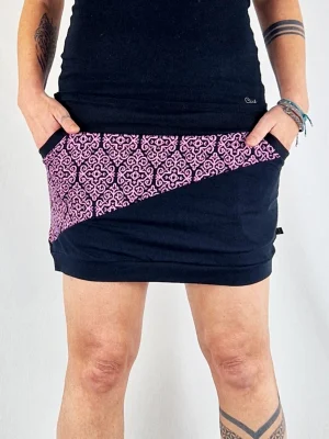 Falda Urban Deco Rosa de La Gata Maula