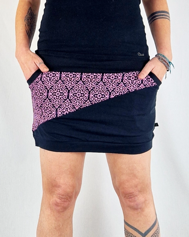 Falda Urban Deco Rosa de La Gata Maula