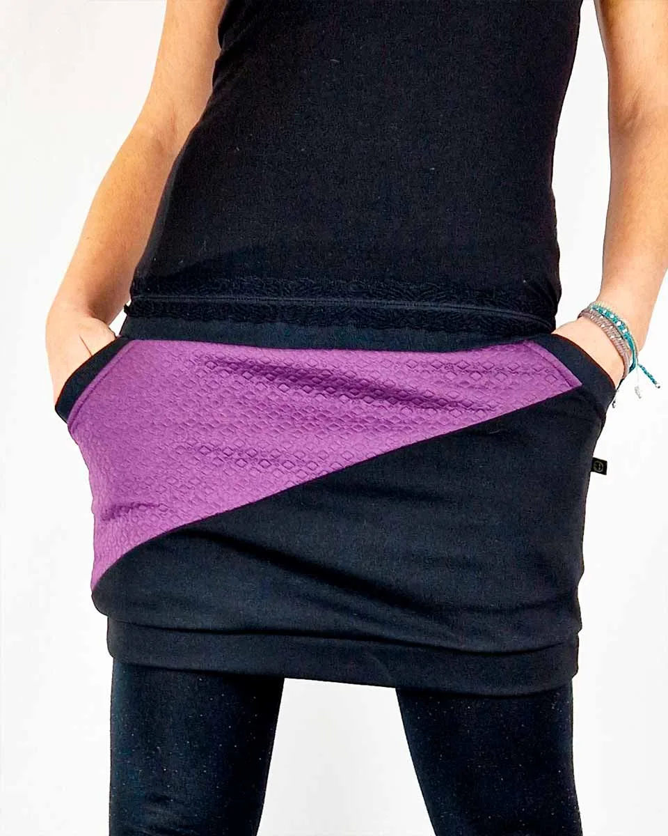 Falda Urban Violet de La Gata Maula