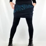 Falda Urban Zebra Petrol de La Gata Maula, foto 2