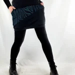 Falda Urban Zebra Petrol de La Gata Maula, foto 4