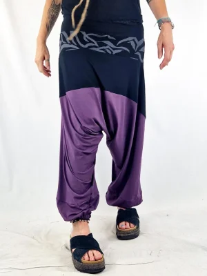 Pantalon Duoo Violet Zebra Gris de La Gata Maula