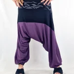 Pantalon Duoo Violet Zebra Gris de La Gata Maula, foto 2