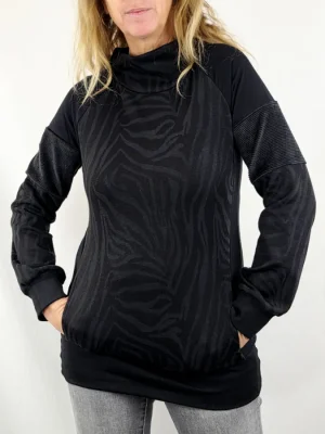 Sudadera Neoloop Back Zebra de La Gata Maula