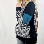 Sudadera Neoloop Geo Monocromo de La Gata Maula, foto 2