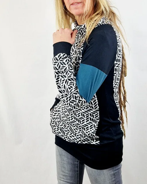 Sudadera Neoloop Geo Monocromo de La Gata Maula, foto 2