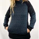 Sudadera Neoloop Geo Petrol de La Gata Maula