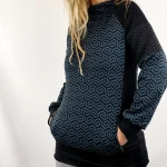 Sudadera Neoloop Geo Petrol de La Gata Maula, foto 2
