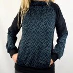 Sudadera Neoloop Geo Petrol de La Gata Maula, foto 3