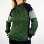 Sudadera Neoloop Leop Verd de La Gata Maula