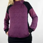 Sudadera Neoloop Leop Violet de La Gata Maula
