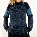 Sudadera Neoloop Zebra Petrol de La Gata Maula