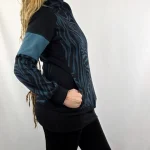 Sudadera Neoloop Zebra Petrol de La Gata Maula, foto 2