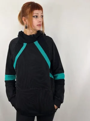 Sudadera Simetrik Black Zebra de La Gata Maula