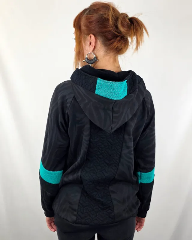Sudadera Simetrik Black Zebra de La Gata Maula, foto 3