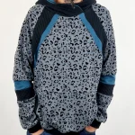 Sudadera Simetrik Leop Antracita de La Gata Maula