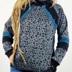 Sudadera Simetrik Leop Antracita de La Gata Maula, foto 2